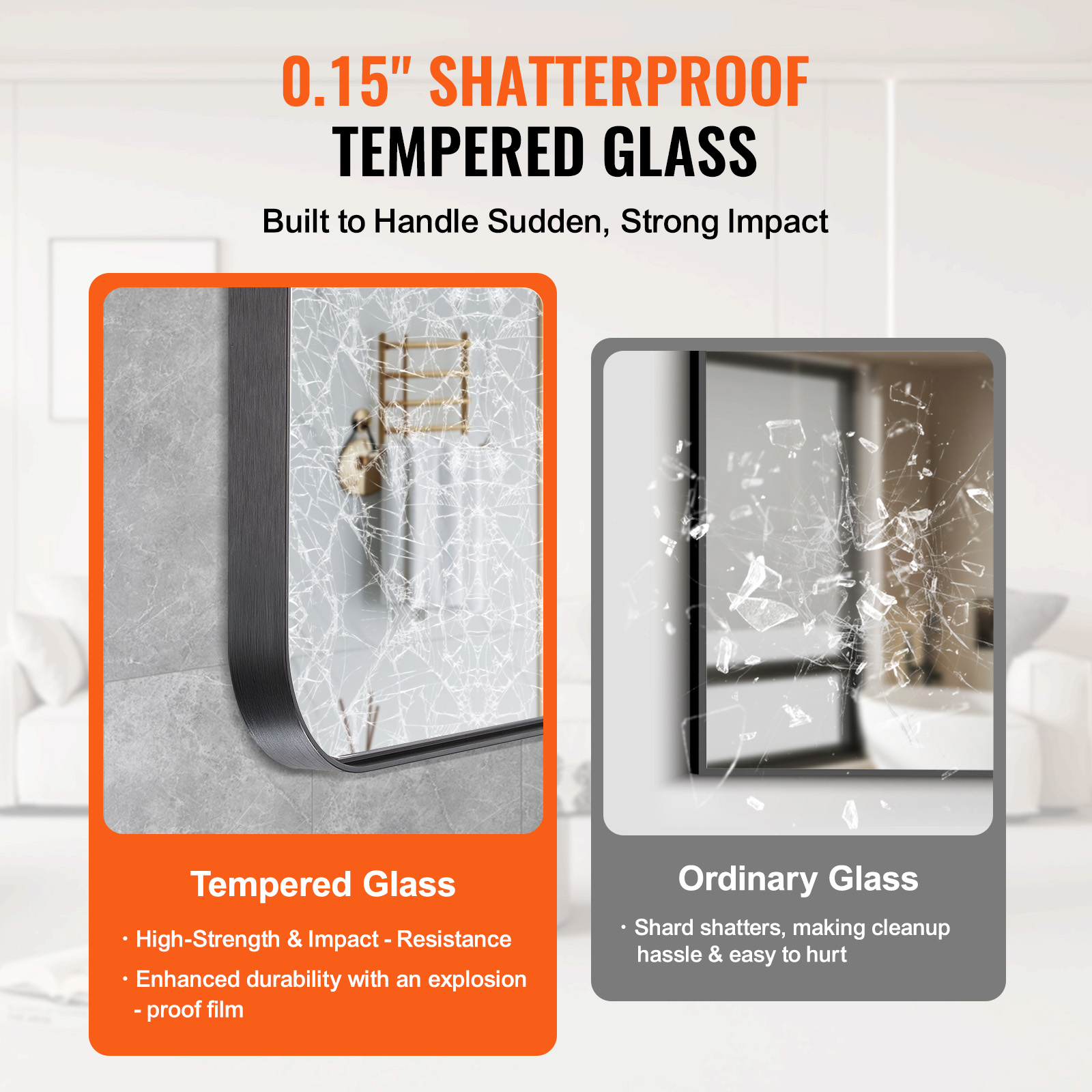 VEVOR Wall Mounted Makeup Mirr - Sustainable Living Usa review and price